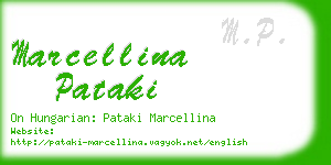 marcellina pataki business card